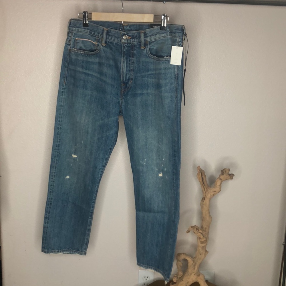 Vince Union Distressed Slouch Jeans
